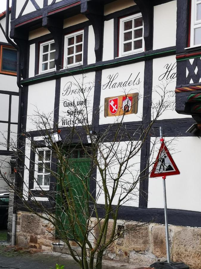 Bremer Handelshaus Fremdenzimmer Hannoversch Münden Exteriér fotografie